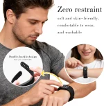 Silent Vibrating Alarm Wristband for Heavy Sleepers, 40-Day Battery - photo 4
