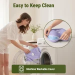 Cooling Memory Foam Knee Pillow for Side Sleepers with Strap - photo 8