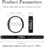 Silent Vibrating Alarm Wristband for Heavy Sleepers, 40-Day Battery - photo 2