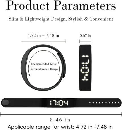 Silent Vibrating Alarm Wristband for Heavy Sleepers, 40-Day Battery - photo 2
