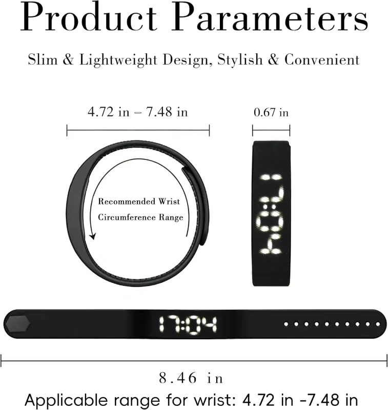 Silent Vibrating Alarm Wristband for Heavy Sleepers, 40-Day Battery - photo 2