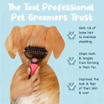 2-in-1 Deshedding & Dematting Brush for Dogs and Cats - photo 5