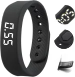 Silent Vibrating Alarm Wristband for Heavy Sleepers, 40-Day Battery