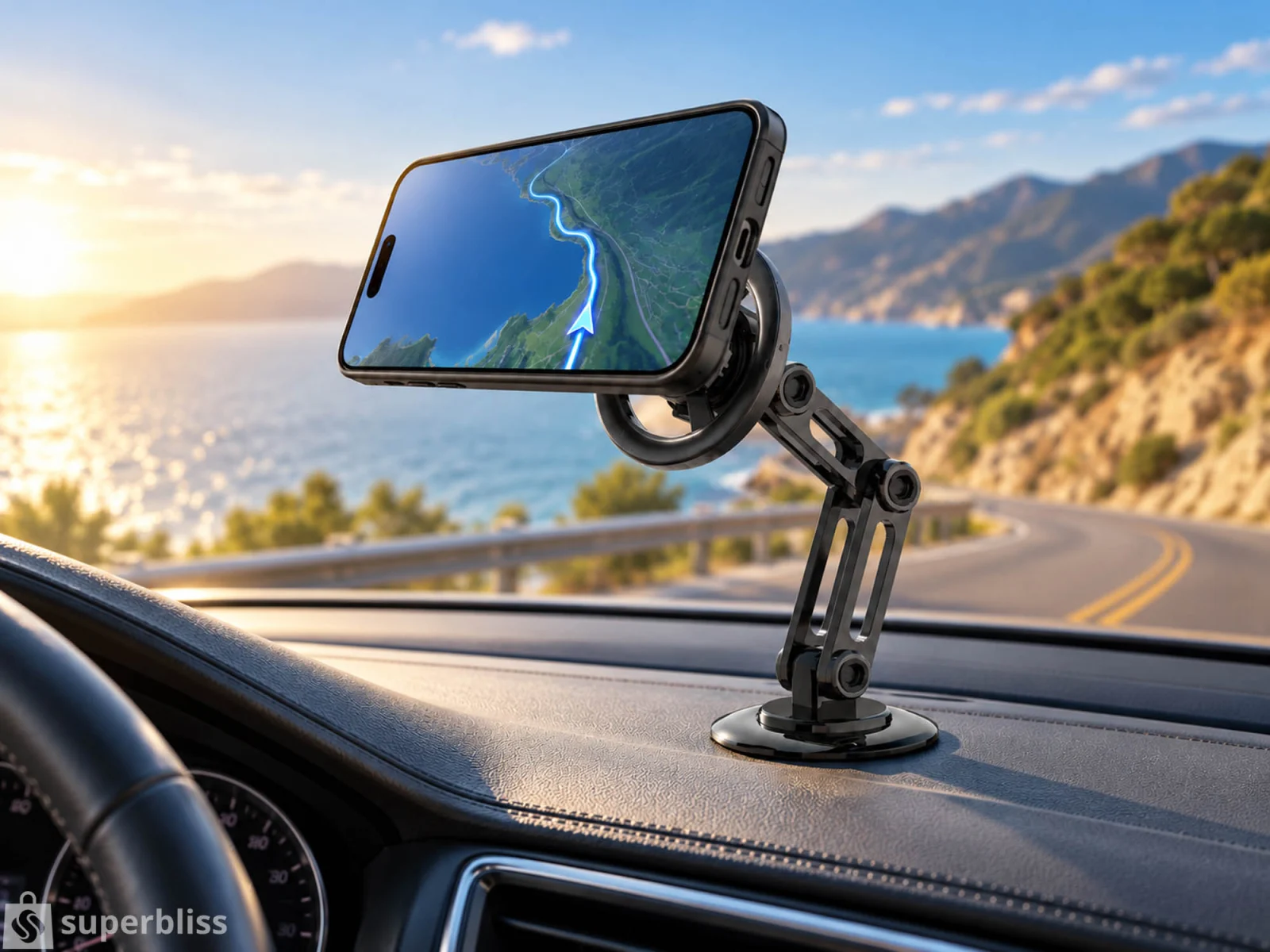 superbliss, 360° Magnetic Phone Mount for Car & Desk-1 360° Magnetic Phone Mount for Car & Desk