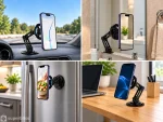 360° Magnetic Phone Mount for Car & Desk - photo 7