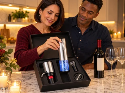 4-in-1 Electric Wine Opener Gift Set, Rechargeable - photo 2