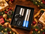 4-in-1 Electric Wine Opener Gift Set, Rechargeable