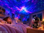 Astronaut Star Projector, Galaxy & Nebula Night Light