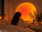 Golden Hour Sunset Lamp, 16 Colors with Remote - photo 2