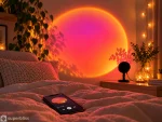 Golden Hour Sunset Lamp, 16 Colors with Remote - photo 7