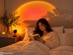 Golden Hour Sunset Lamp, 16 Colors with Remote - photo 8