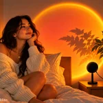 Golden Hour Sunset Lamp, 16 Colors with Remote