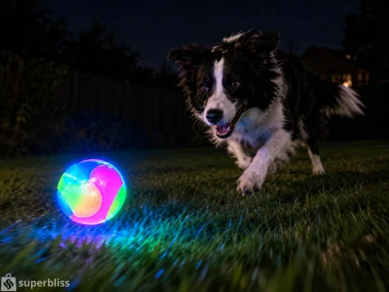 Light Up Dog Balls, Bounce Activated (2 Pack) - photo 2