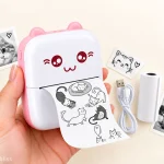 Mini Pocket Printer for Photos & Stickers, Inkless