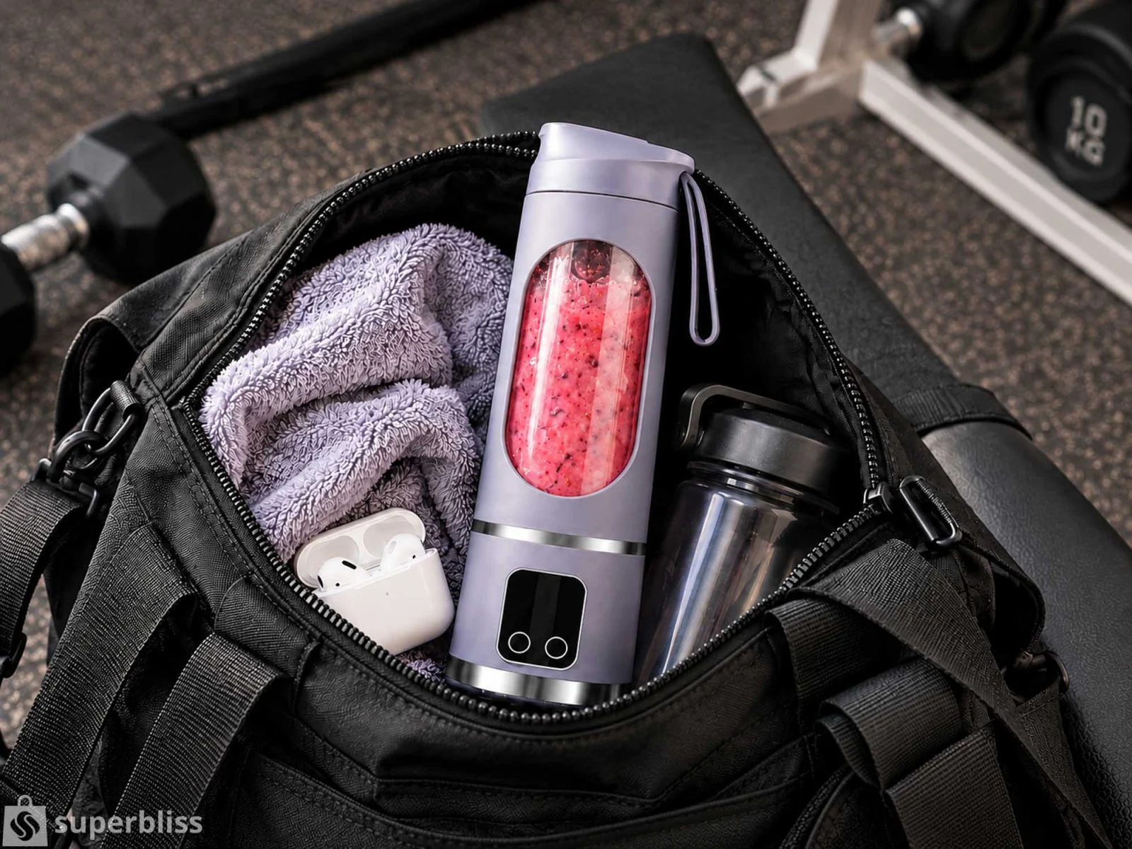 superbliss, Portable Smoothie Blender, USB-C Rechargeable-1 Portable Smoothie Blender, USB-C Rechargeable