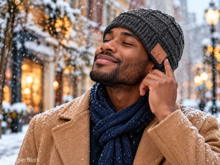 Bluetooth Beanie with Built-in Headphones