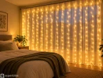 Warm White Curtain Fairy Lights, 300 LED - photo 2