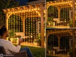 Warm White Curtain Fairy Lights, 300 LED - photo 4